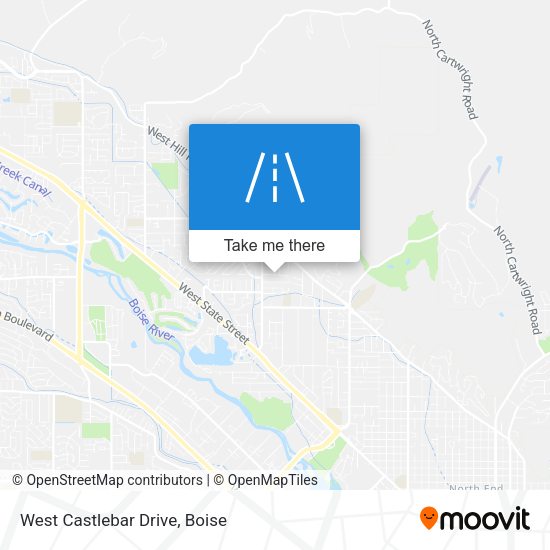 West Castlebar Drive map