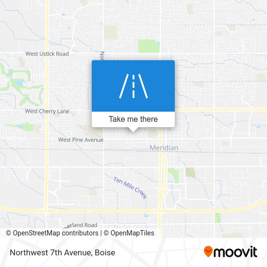 Mapa de Northwest 7th Avenue