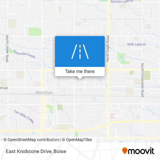Mapa de East Knobcone Drive
