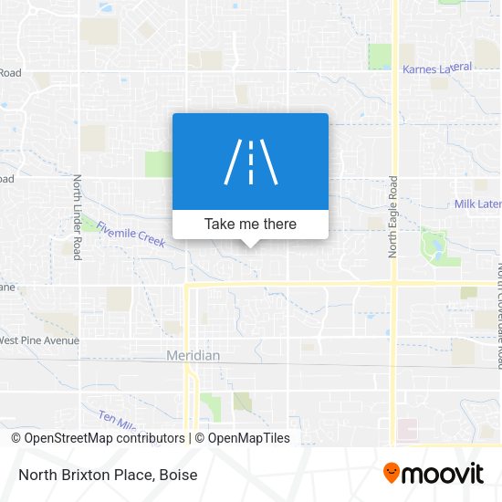 Mapa de North Brixton Place