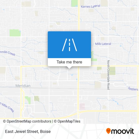 Mapa de East Jewel Street