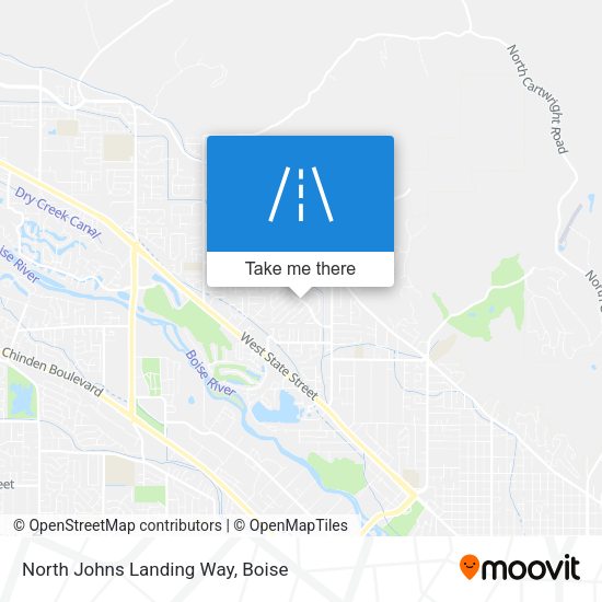 North Johns Landing Way map