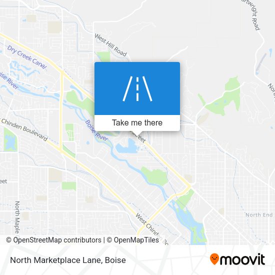 North Marketplace Lane map