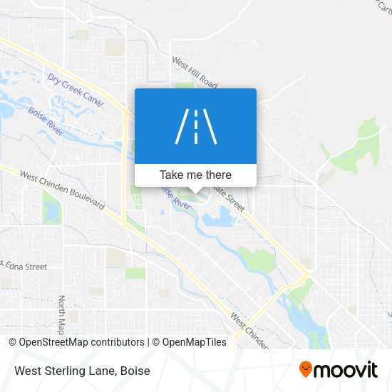 West Sterling Lane map