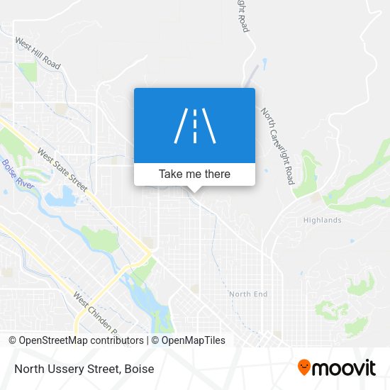 North Ussery Street map