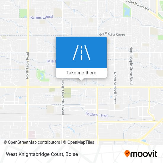 Mapa de West Knightsbridge Court