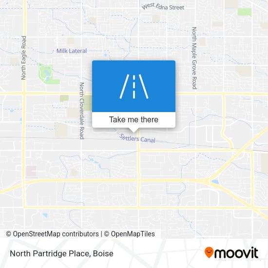 North Partridge Place map