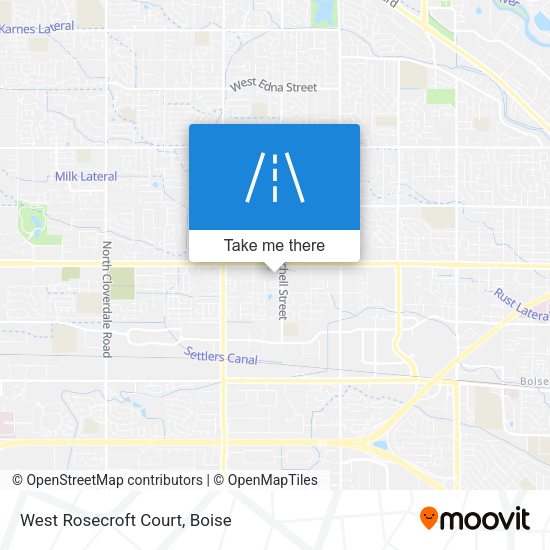 West Rosecroft Court map