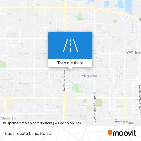 Mapa de East Tecate Lane