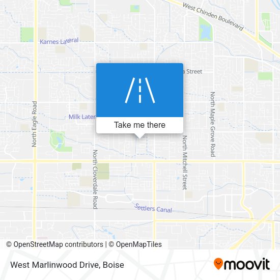 Mapa de West Marlinwood Drive