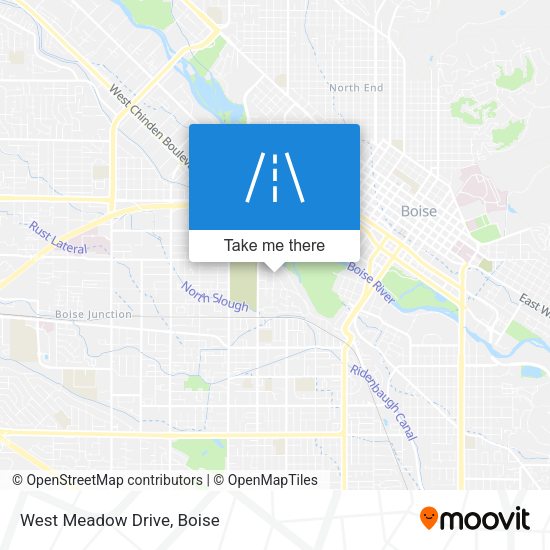 Mapa de West Meadow Drive