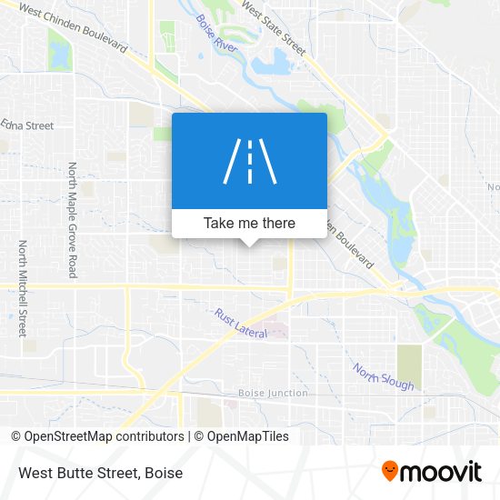 Mapa de West Butte Street