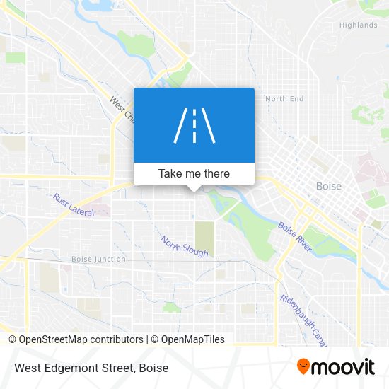 West Edgemont Street map