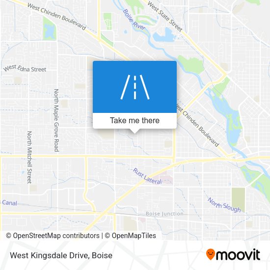 Mapa de West Kingsdale Drive