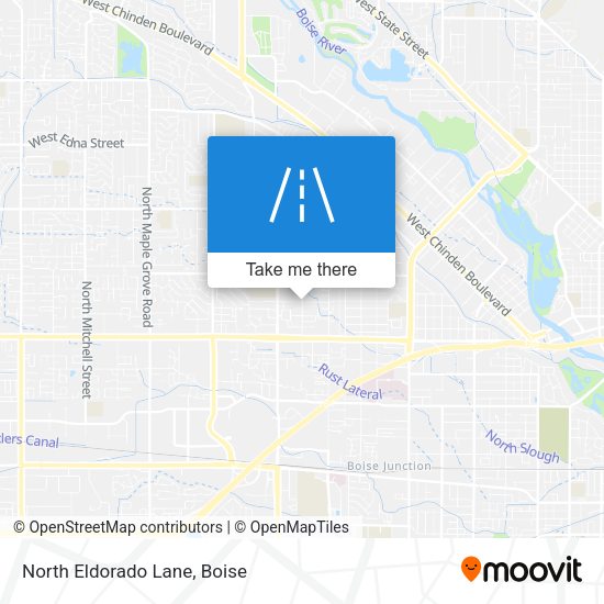 Mapa de North Eldorado Lane