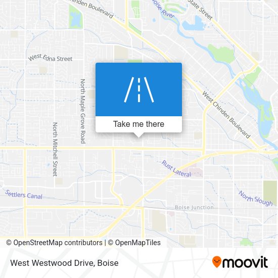 Mapa de West Westwood Drive