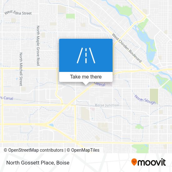Mapa de North Gossett Place