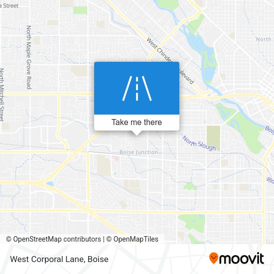 Mapa de West Corporal Lane