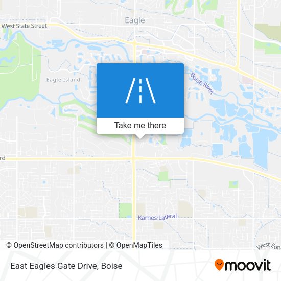 East Eagles Gate Drive map