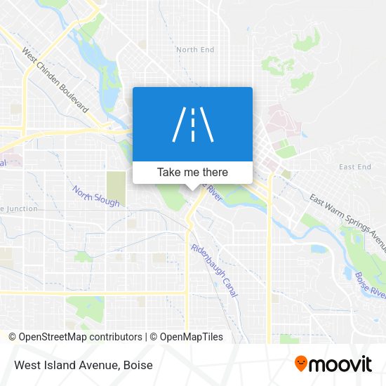 Mapa de West Island Avenue