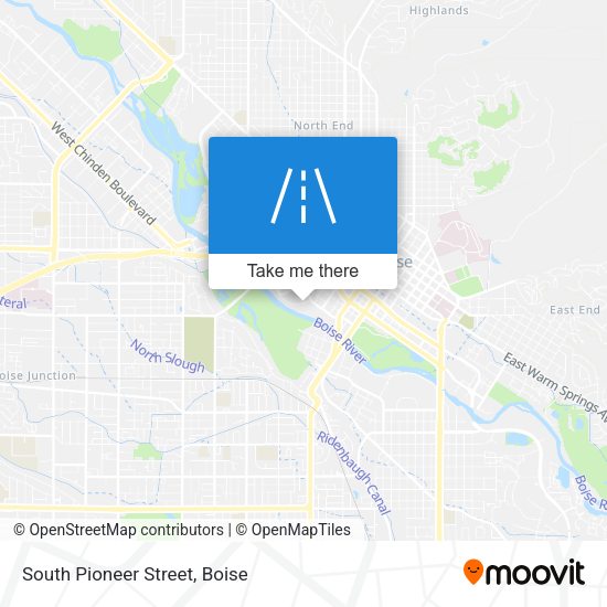 Mapa de South Pioneer Street