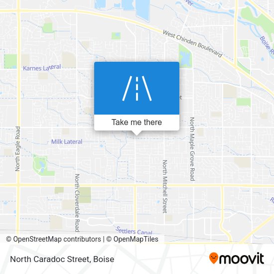 Mapa de North Caradoc Street
