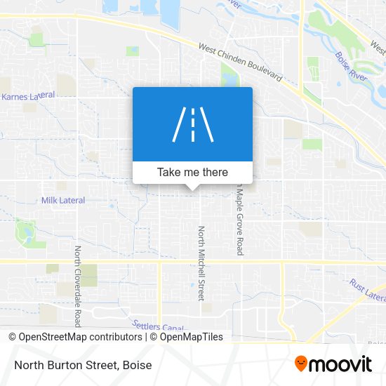 Mapa de North Burton Street
