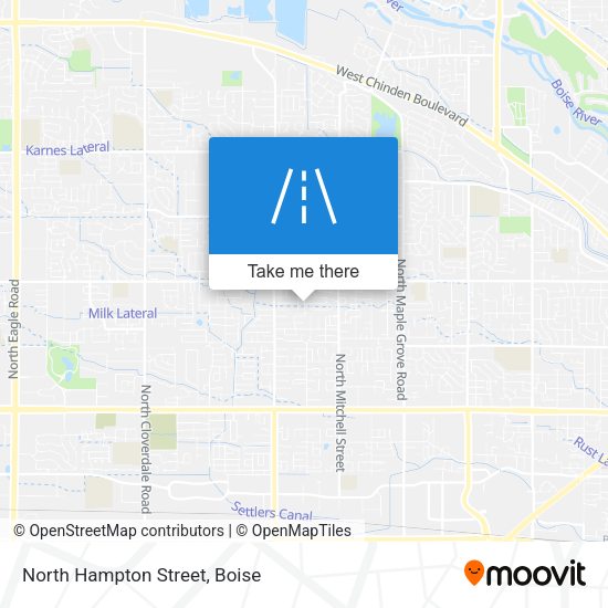 North Hampton Street map