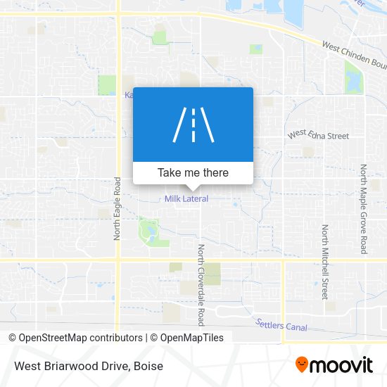 Mapa de West Briarwood Drive