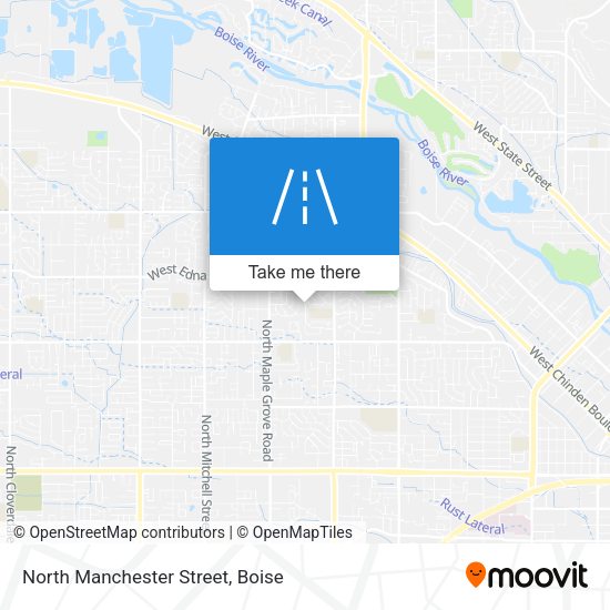 North Manchester Street map
