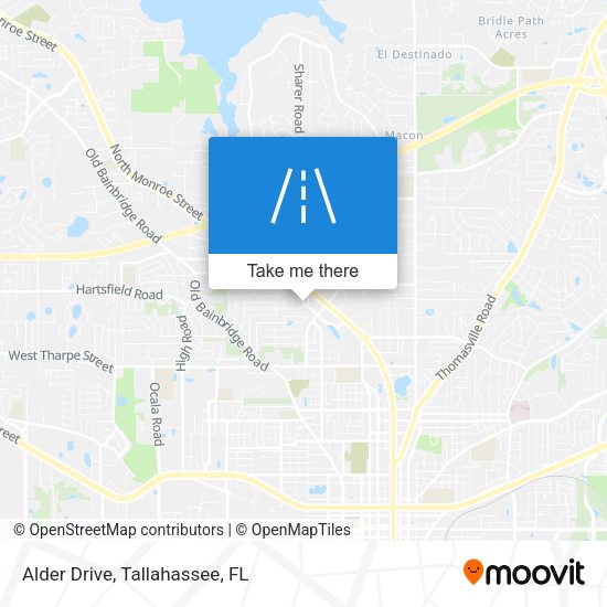 Mapa de Alder Drive