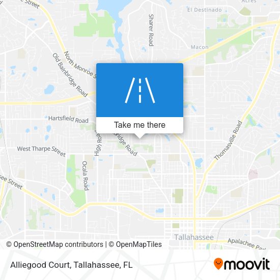 Alliegood Court map