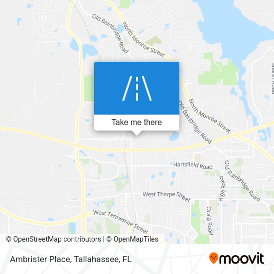 Ambrister Place map