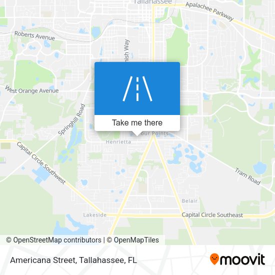 Americana Street map