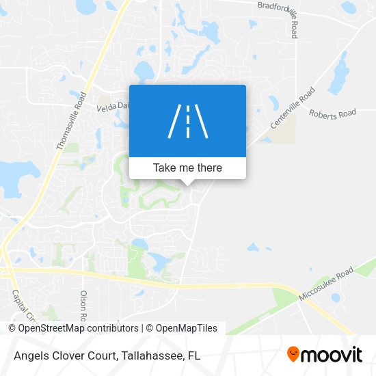 Angels Clover Court map