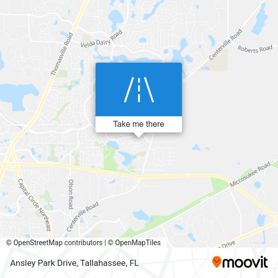 Mapa de Ansley Park Drive