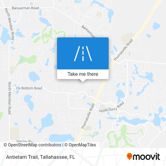 Antietam Trail map