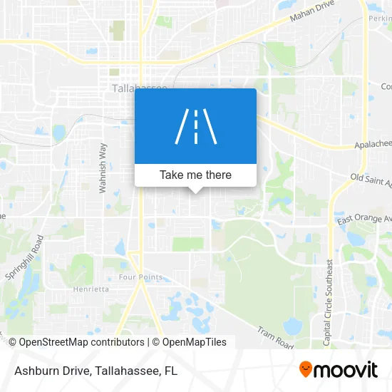 Mapa de Ashburn Drive