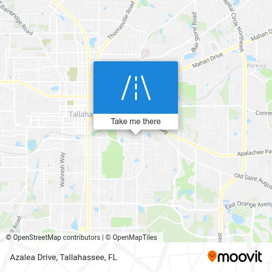 Azalea Drive map