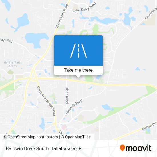 Mapa de Baldwin Drive South