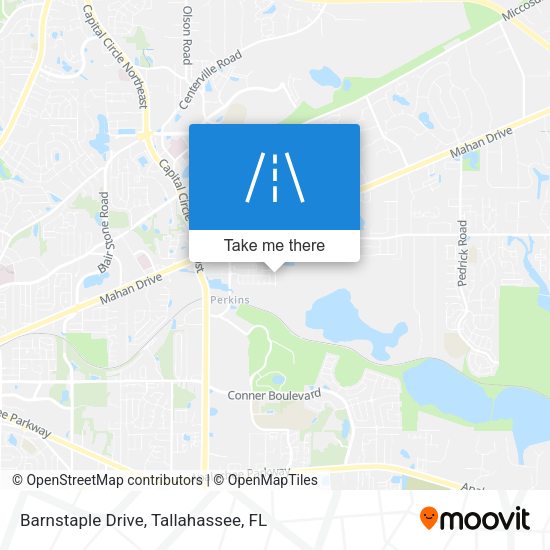 Barnstaple Drive map