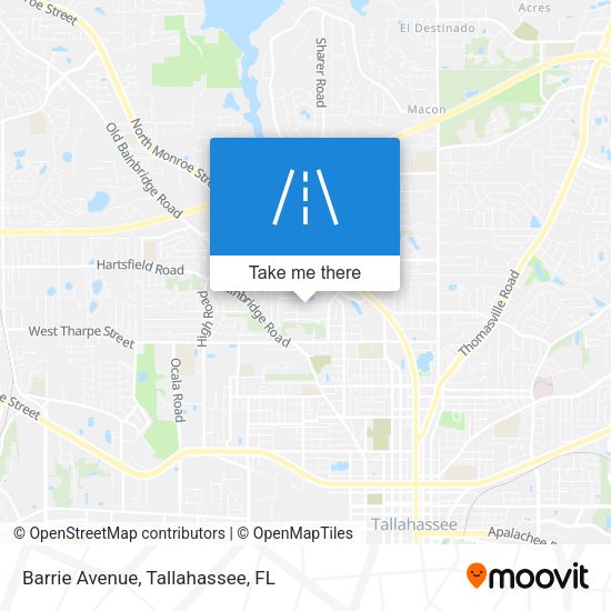Mapa de Barrie Avenue