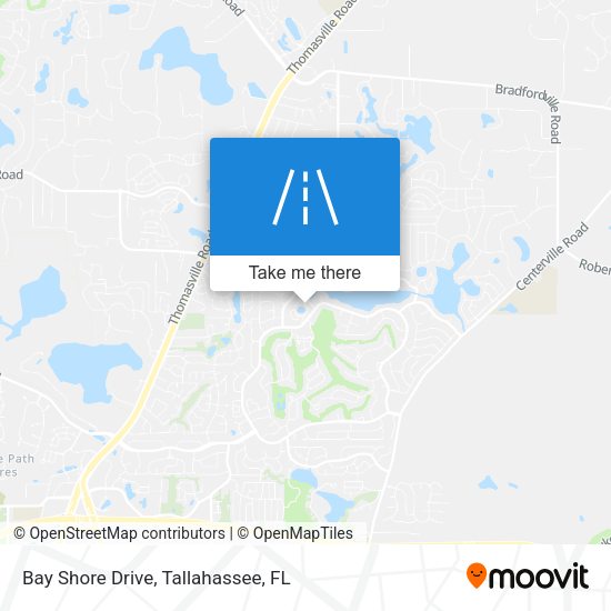 Mapa de Bay Shore Drive