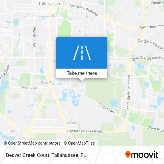 Beaver Creek Court map