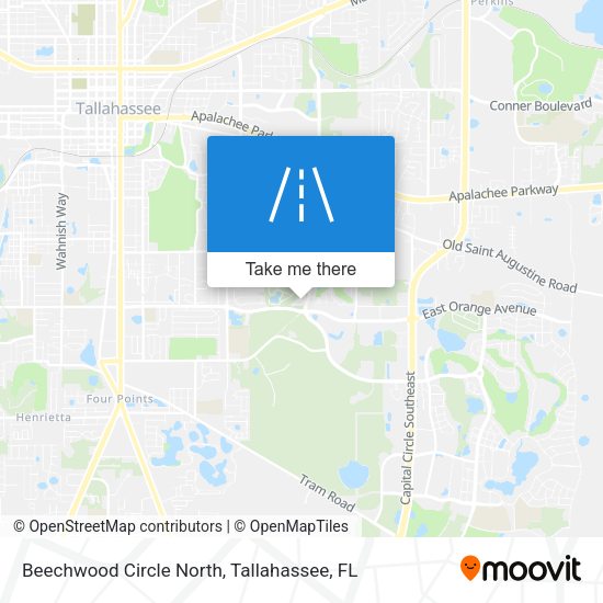Beechwood Circle North map