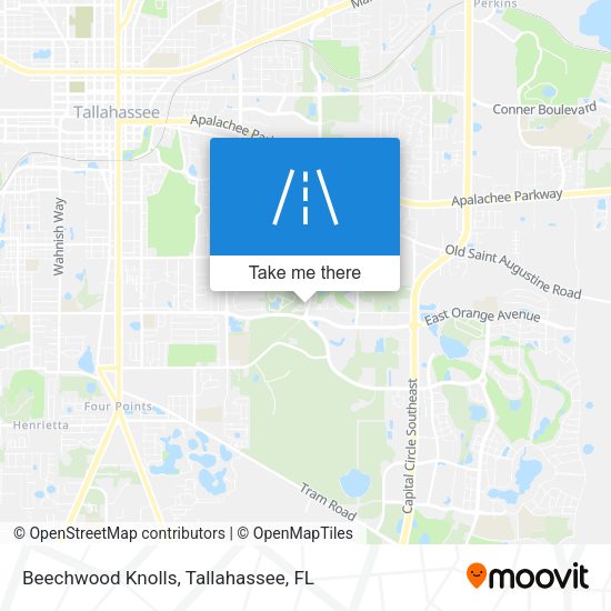 Beechwood Knolls map