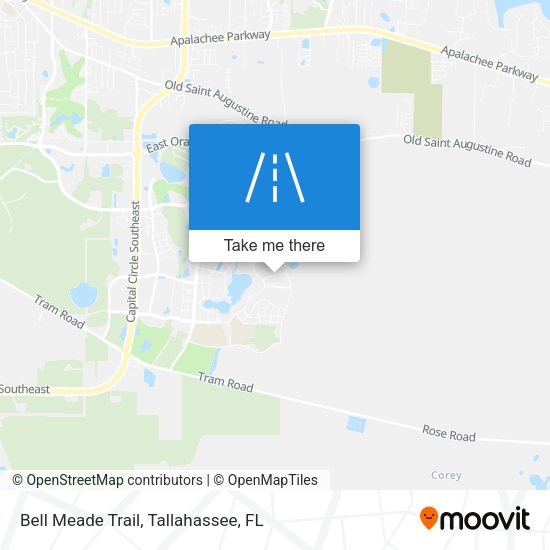 Mapa de Bell Meade Trail
