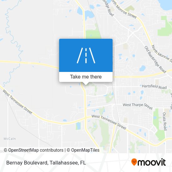 Mapa de Bernay Boulevard