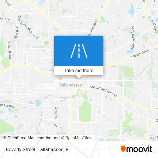 Beverly Street map