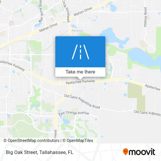 Big Oak Street map